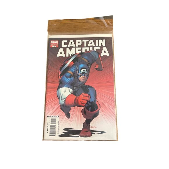 Captain America Marvel Comic Book Direct Edition Issue #25 2007 - Picture 1 of 2